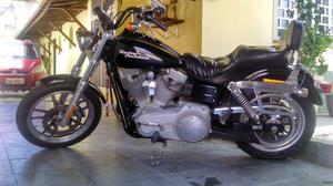 Harley-davidson Dyna Super Glide  preta Nova guardada a um ano,  - Motos - Coelho da Rocha, São João de Meriti | OLX