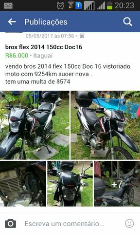 Bros  flex 150cc,  - Motos - Chaperó, Itaguaí | OLX