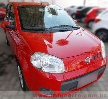 Fiat Uno 1.0 EVO VIVACE 8V FLEX 4P MANUAL P Vermelho