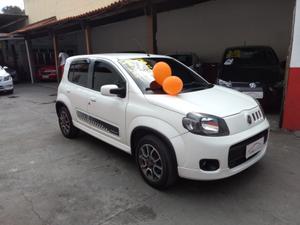 FIAT UNO 4P SPORTING 1.4 FLEX - BRANCO - 