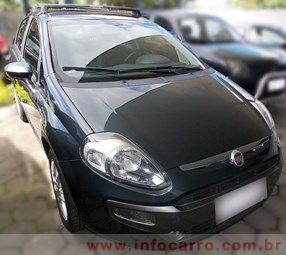 Fiat Punto 1.6 ESSENCE 16V FLEX 4P MANUAL P Cinza Flex