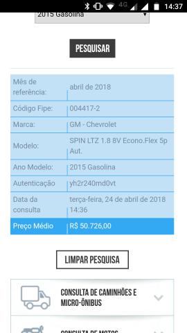GM - CHEVROLET SPIN LTZ 1.8 8V ECONO.FLEX 5P AUT.  -  | OLX