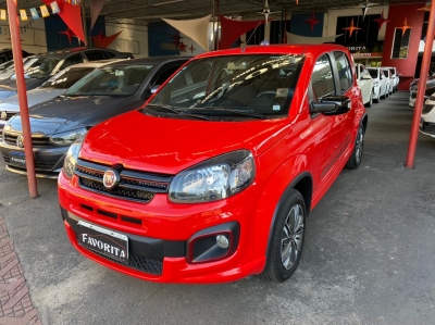 FIAT UNO 4P SPORTING 1.3 FLEX - VERMELHO - 