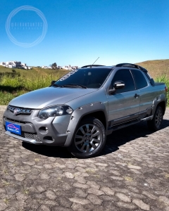 FIAT STRADA CD ADVENTURE V FLEX DUAL - CINZA - 